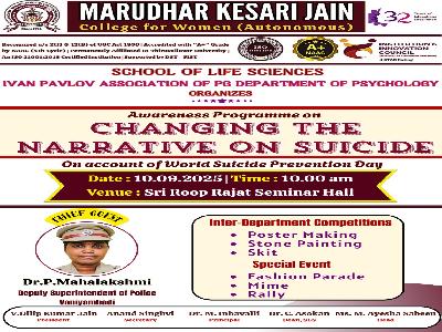 PG Department of Psychology -  Awareness Programme on 