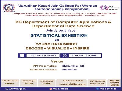 PG Department of Computer Applications & Department of Data Science - 
