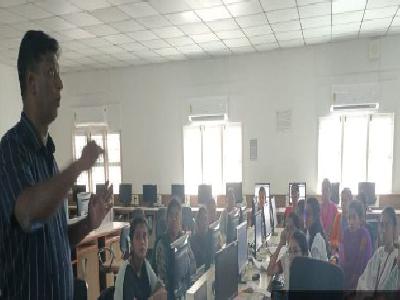 Researceh and Development Cell organizes 2 weeks Internship Program on Computaional Structural Biology -19-06-2023 to 29-06-2023