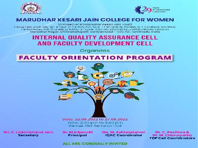 IQAC & Faculty Development cell - 