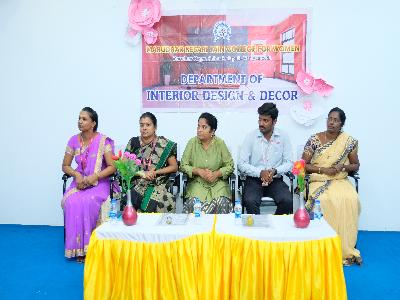 Interior Design and Decor - Two Days Skill Development  Workshop on Design Thinking and Building Design Software & Basics of Beautician - 12.10.2022