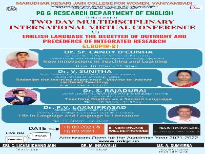 English - International Virtual Conference on 