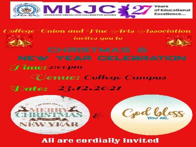 College Union & Fine Arts Association - Christmas & New Year Celebration