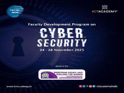 Department of Computer Science Organizes Faculty Development Programme on Cyber Security - 24.11.2025