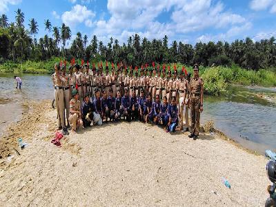 NSS & UBA YRC & RRC & Rotaract Club - Swachh  Bharat Diwas 2025 - Lake Cleaning -    29.09.2025